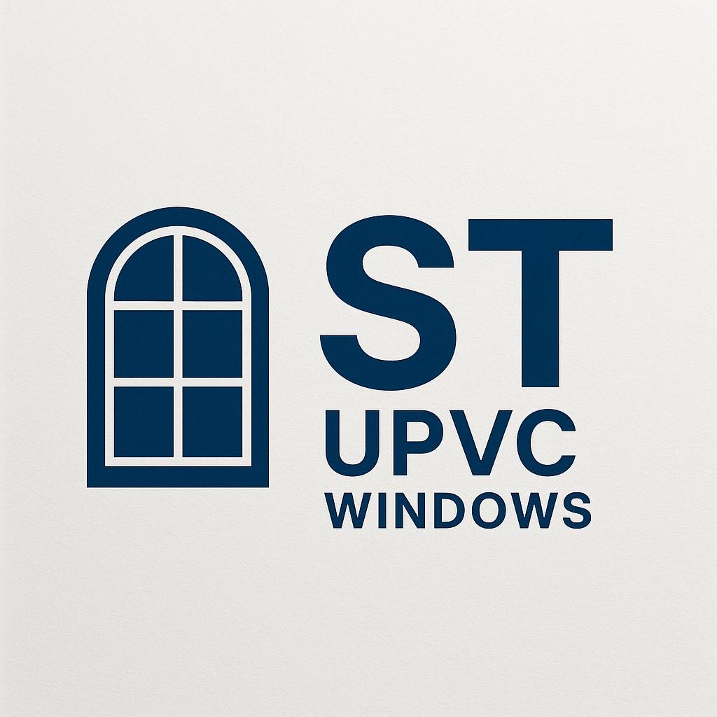 ST UPVC Windows brand logo for uPVC window manufacturing and installation company